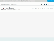 Tablet Screenshot of julscandles.com